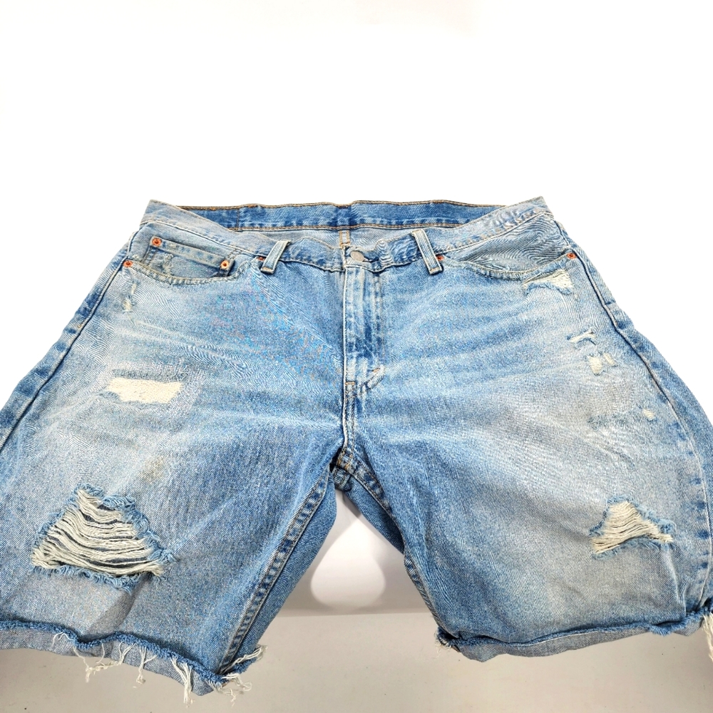 Levi's Distressed Cut-Off Shorts. Size 38